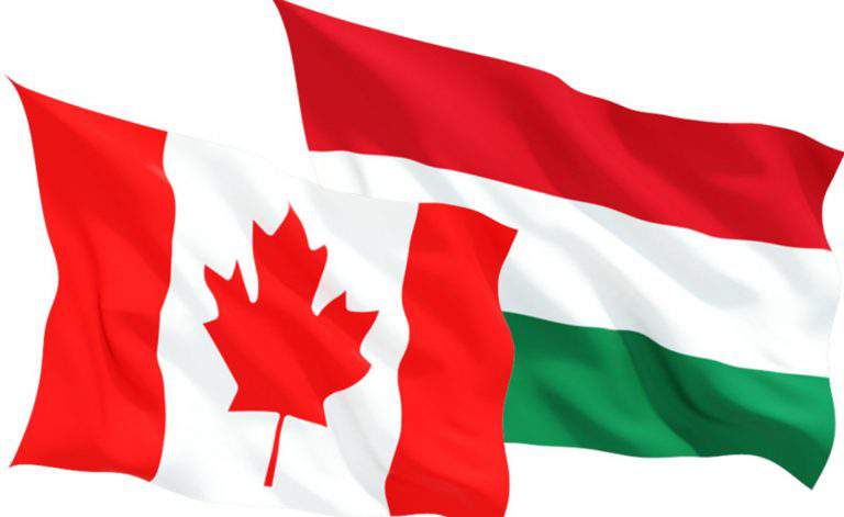 canada hungary flag