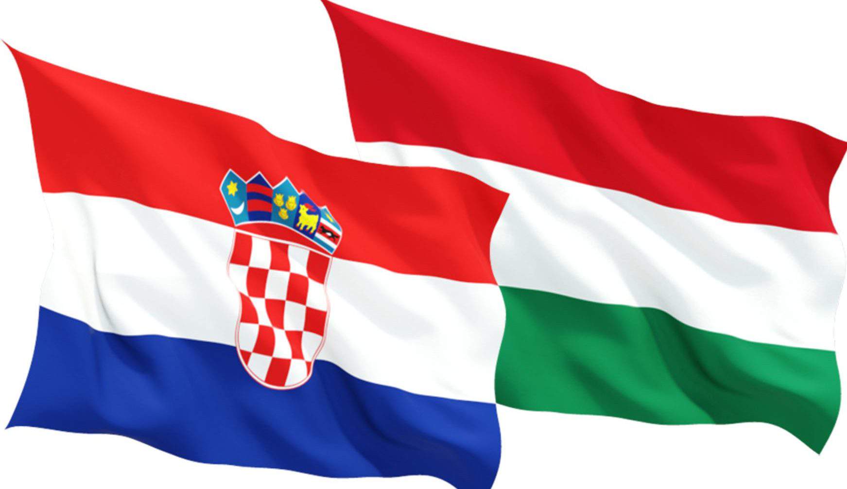 kroatien ungarn flagge