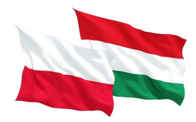 poland hungary flag