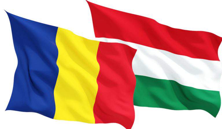 Romania Hungary flag