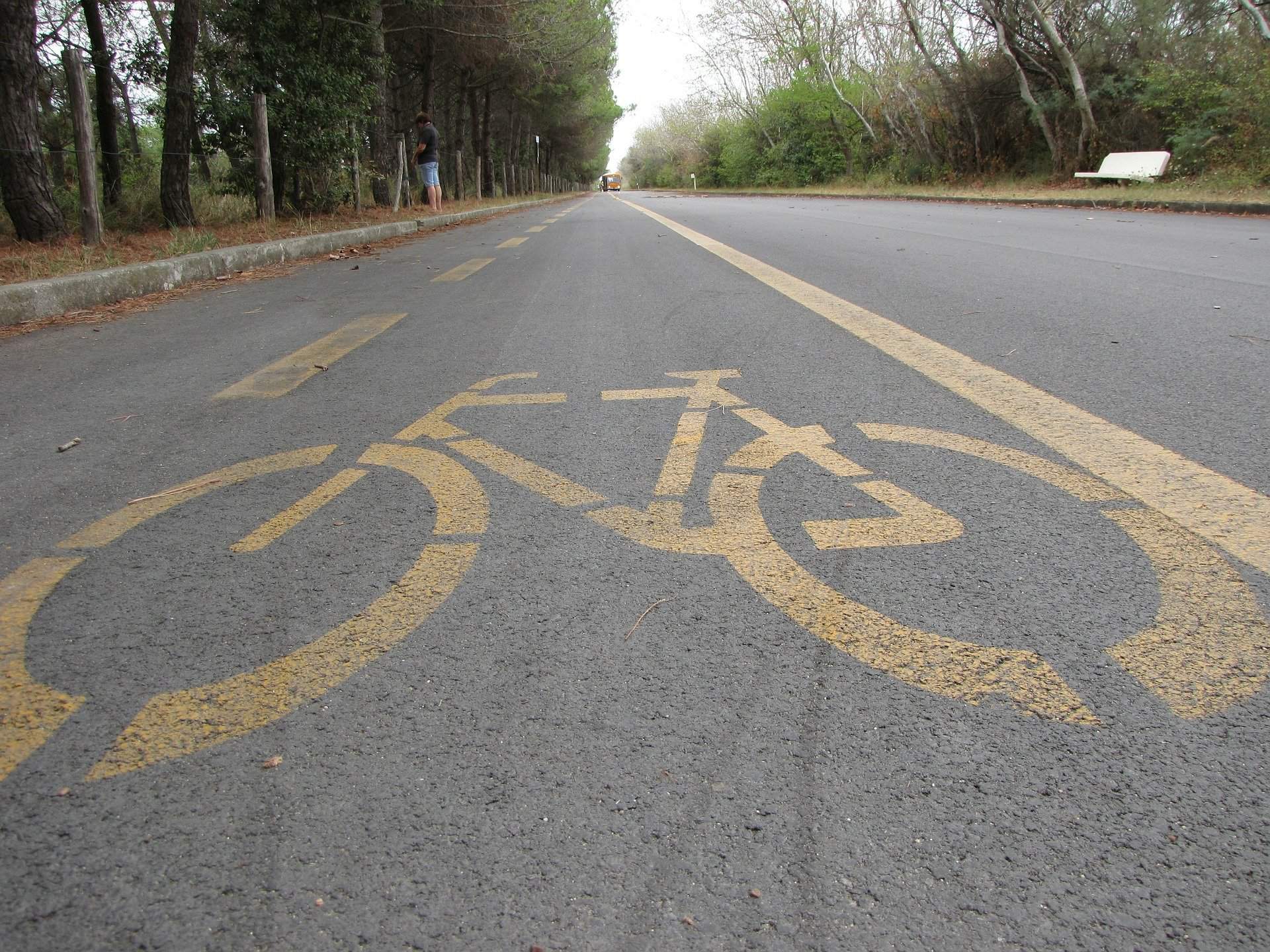 Fahrradweg-Schild