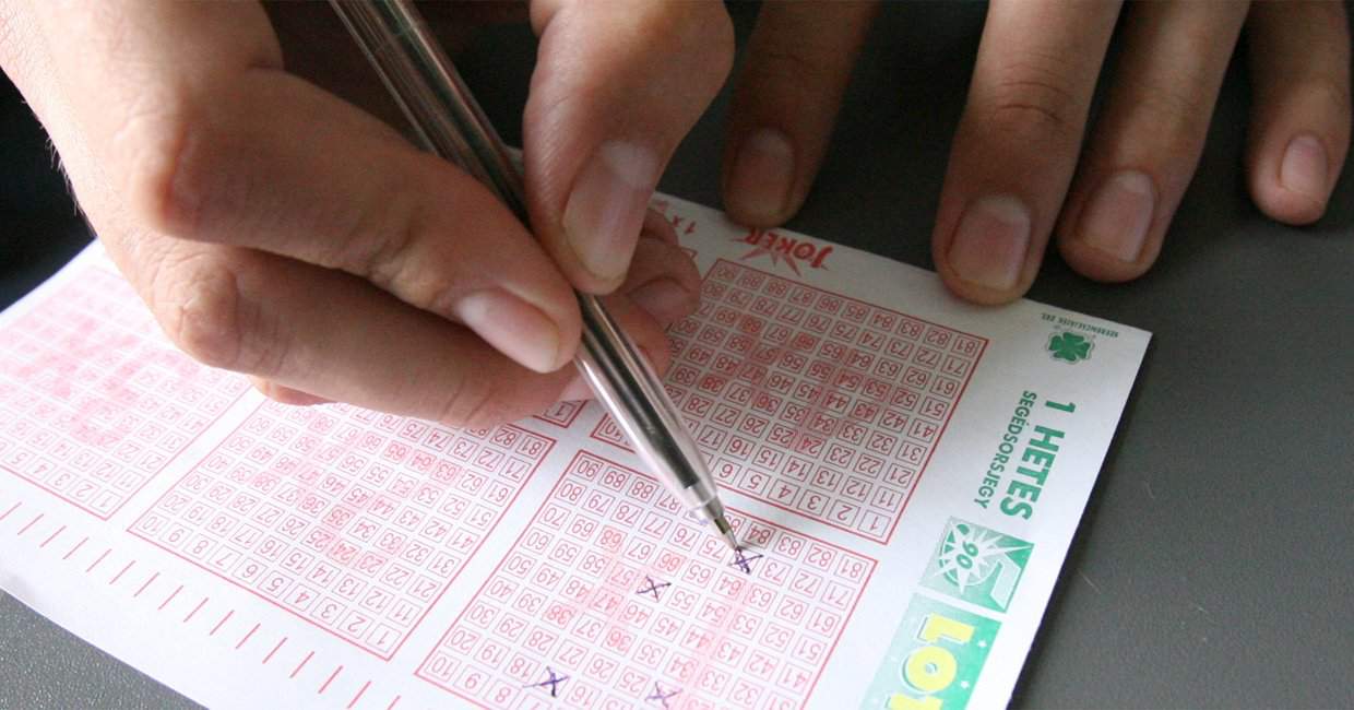 Lottoschein-Lotterie