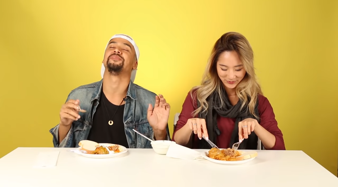 buzzfeed people try hungarian food