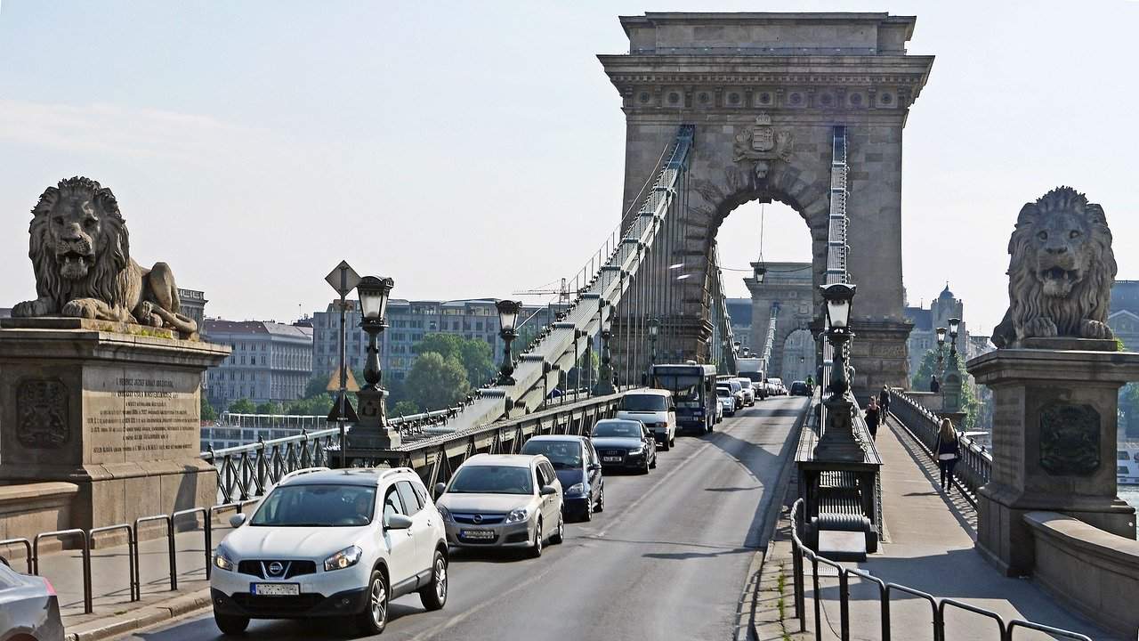 Statistiche sul traffico di Budapest Ungheria