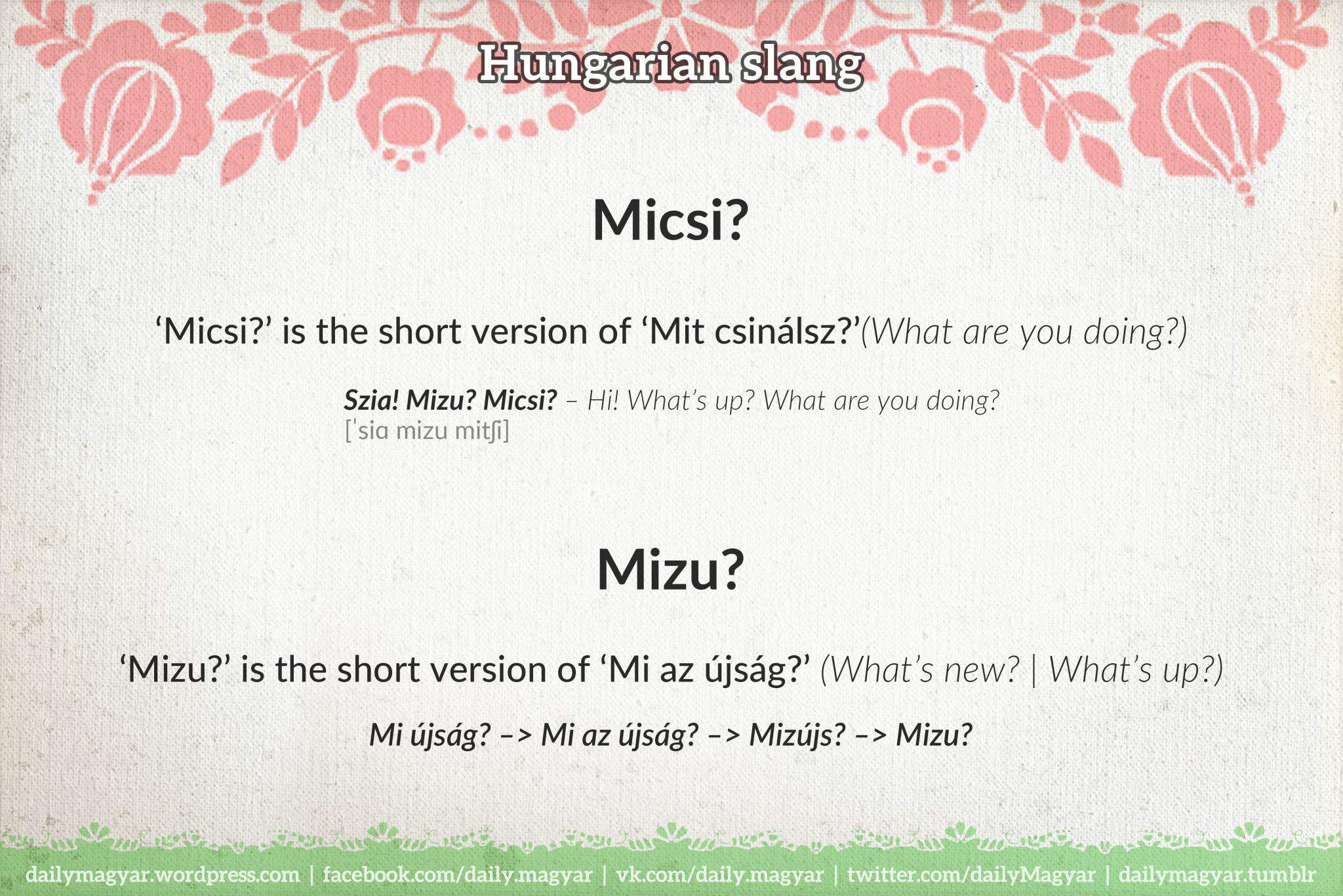 Hugary Language Mini language lesson #9: Hungarian slang - DailyNewsHungary