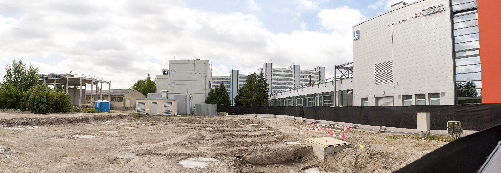 The groundbreaking ceremony for the Hungary's first-ever Centre of Higher Education and Industry Cooperations at the Széchenyi István University.