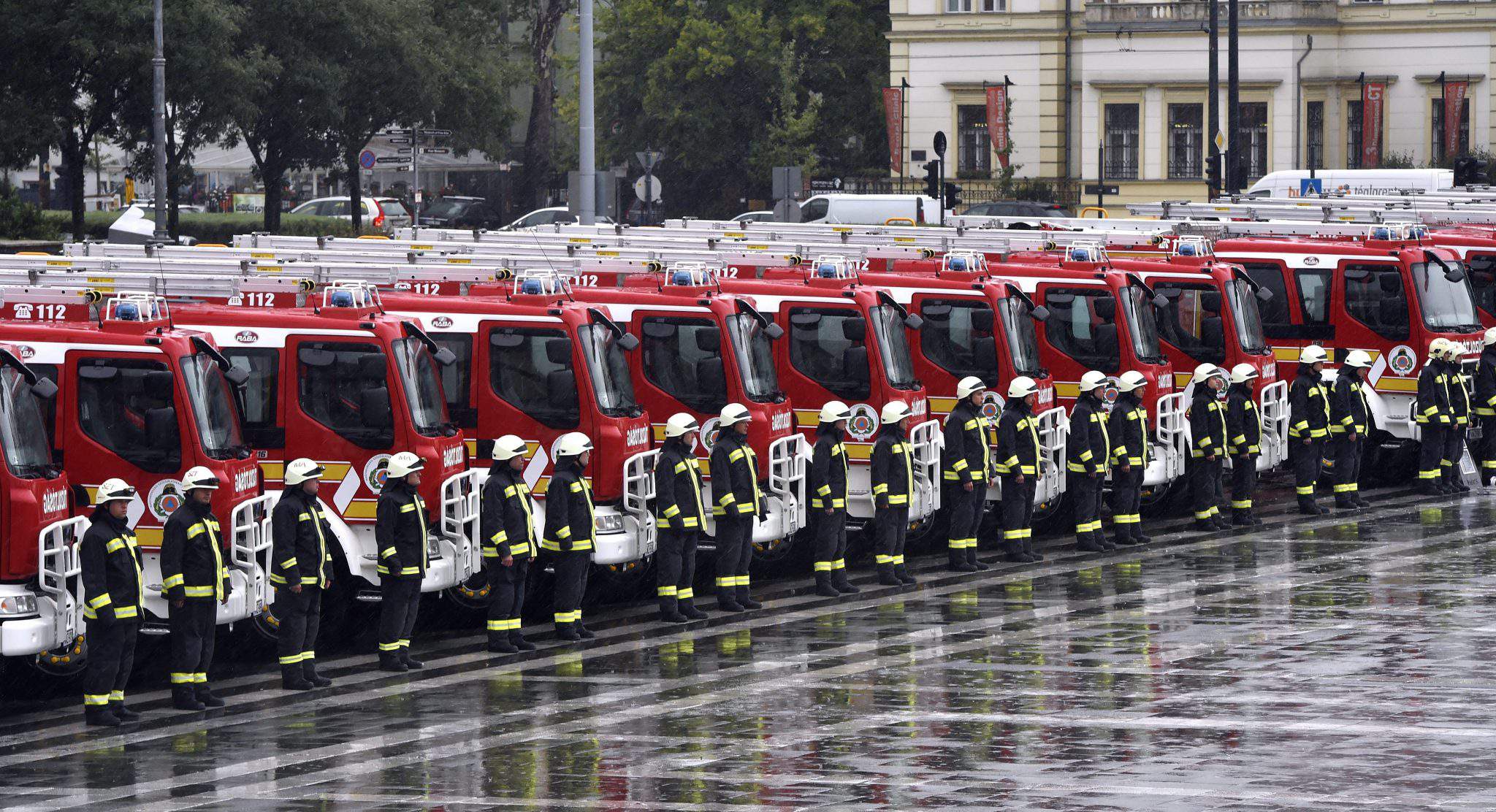 camiones de bomberos