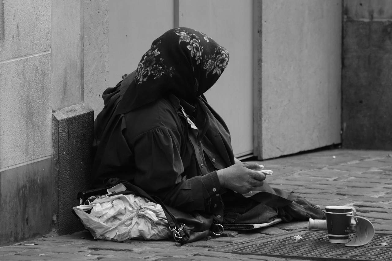poverty begging