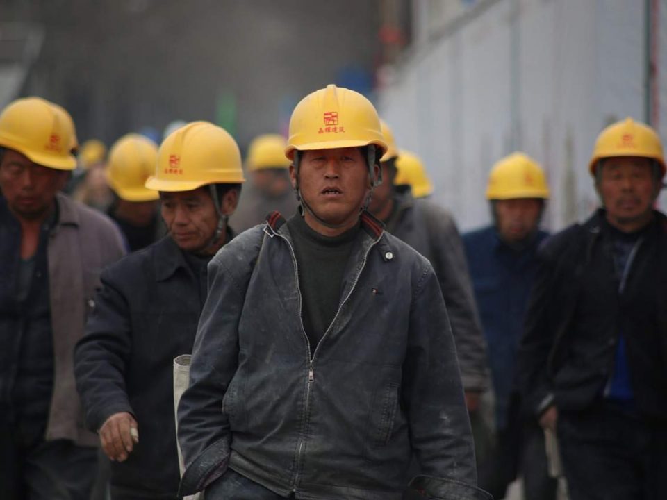 Arbeiter chinesischer Migrant