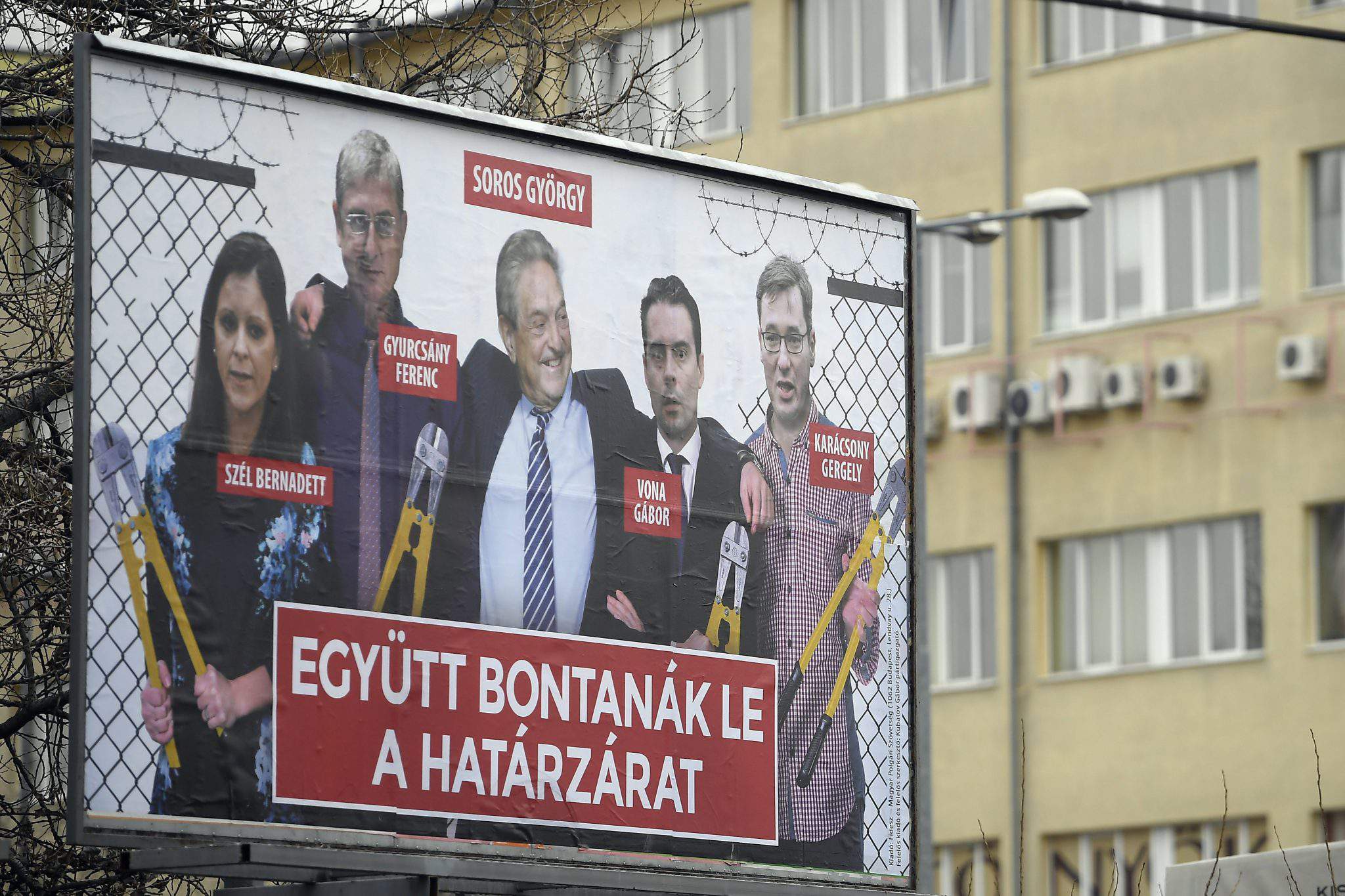 soros billborard ungheria fidesz