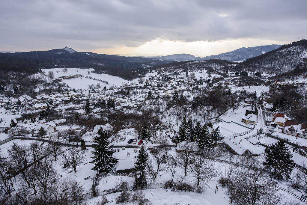 invierno clima naturaleza Hungría
