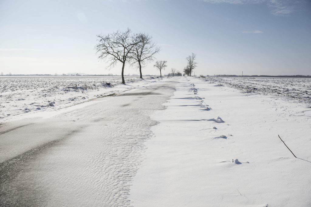 winter weather nature Hungary