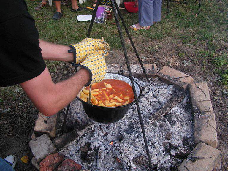 Paprikás krumpli Hungarian eating food