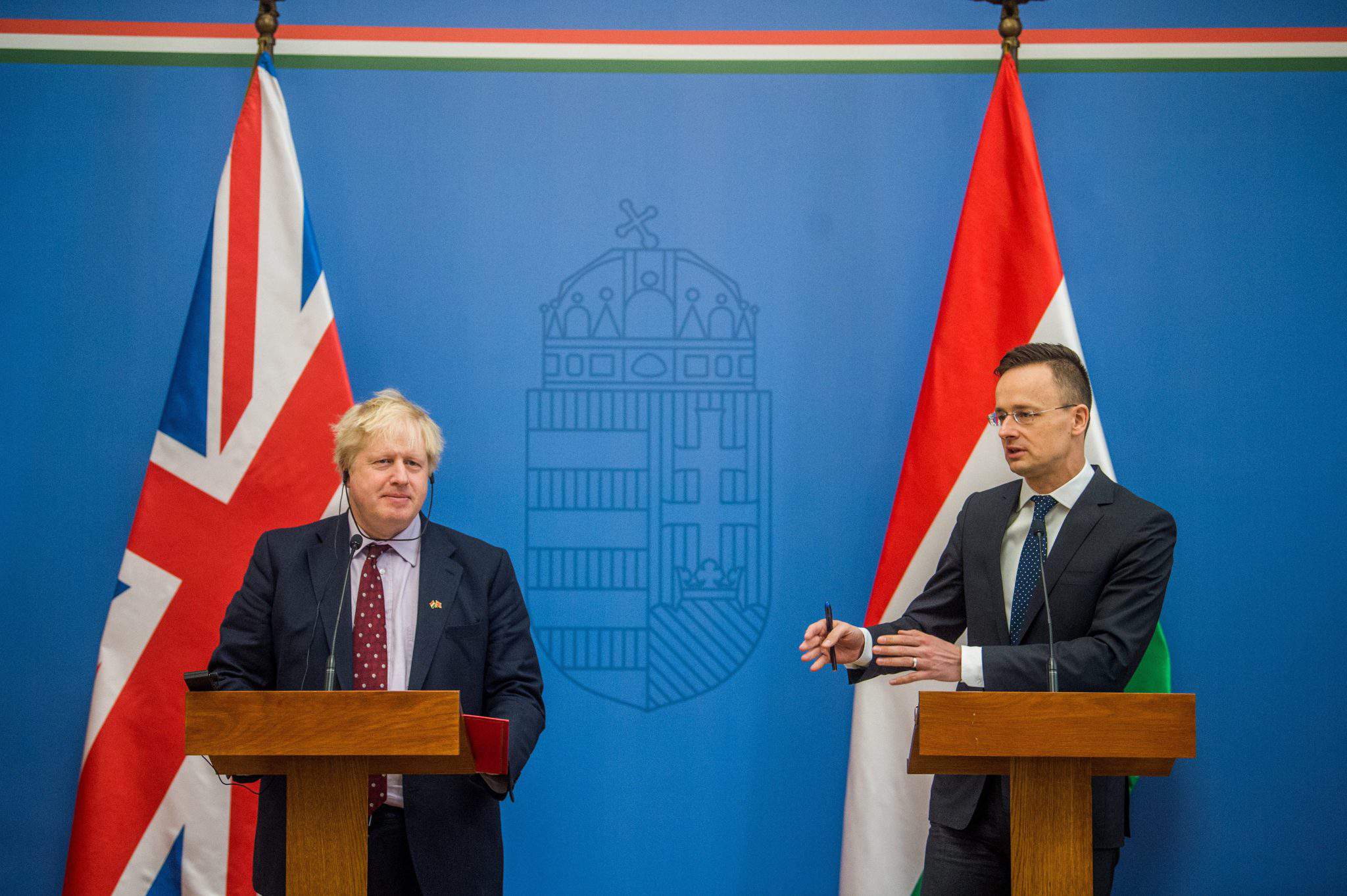 boris johnson hungary budapest