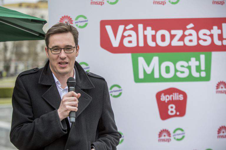 leftist pm candidate Karácsony socilaists