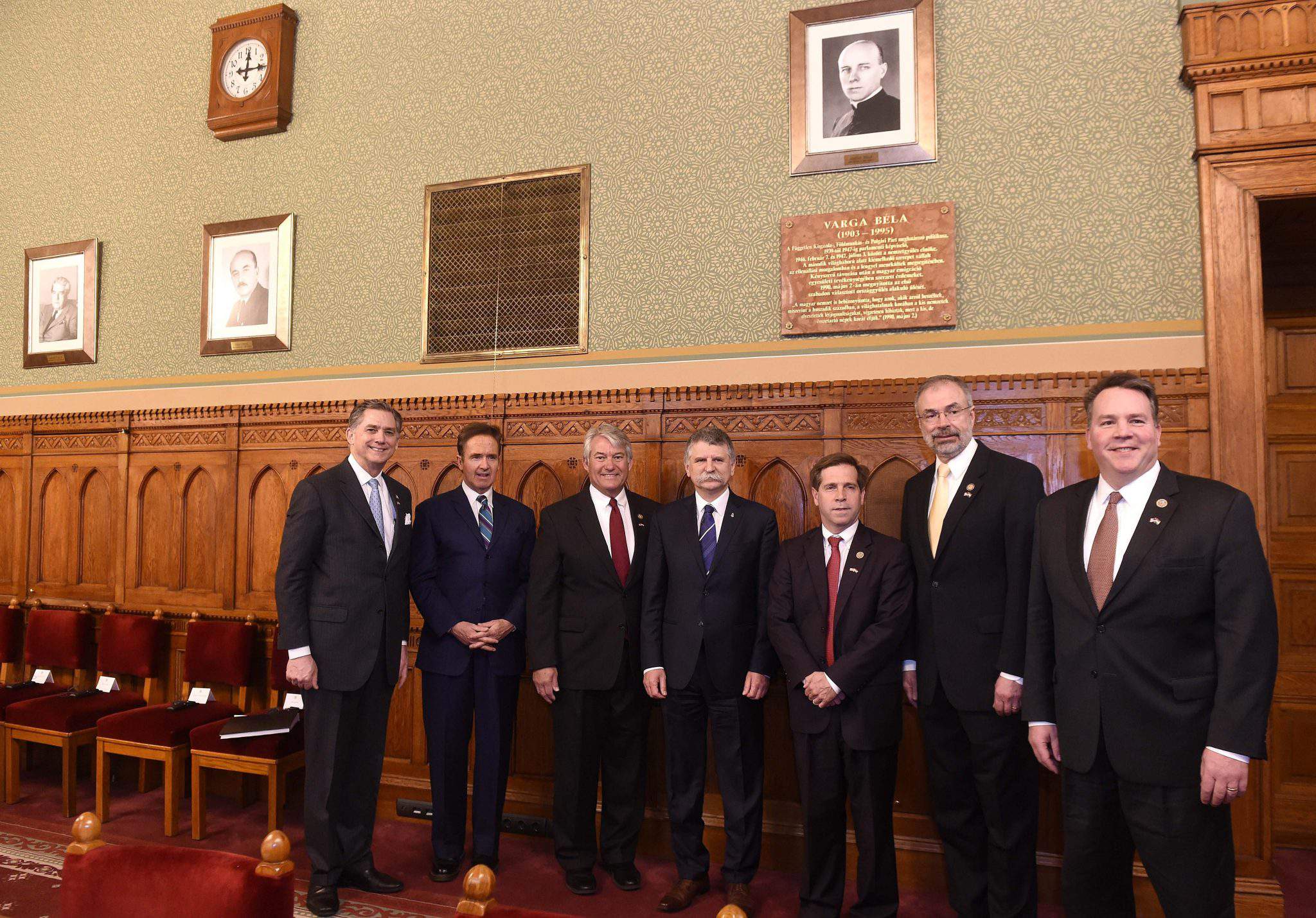 US congressmen Hungary Budapest parliament