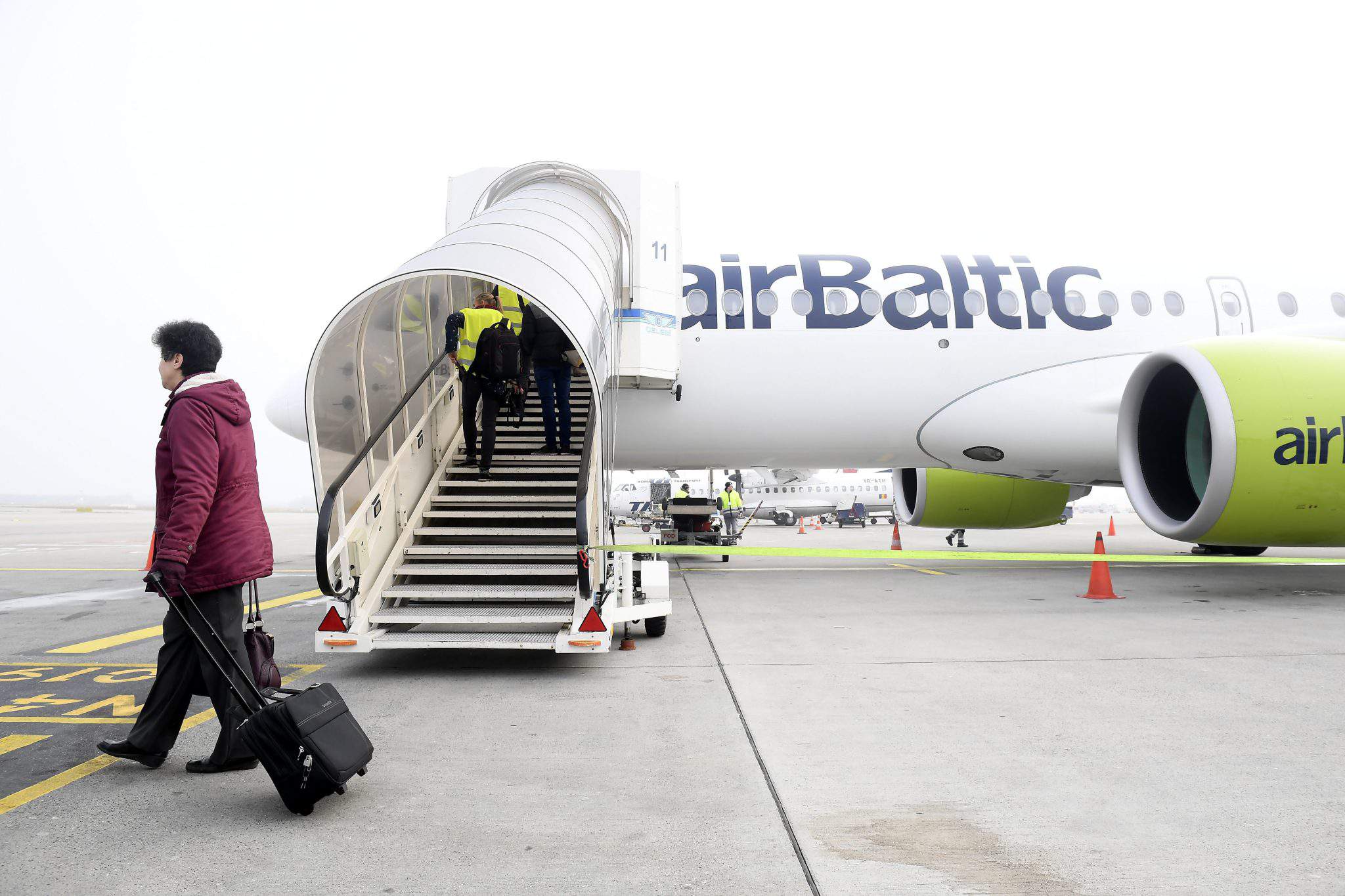 airBaltic بودابست ريغا
