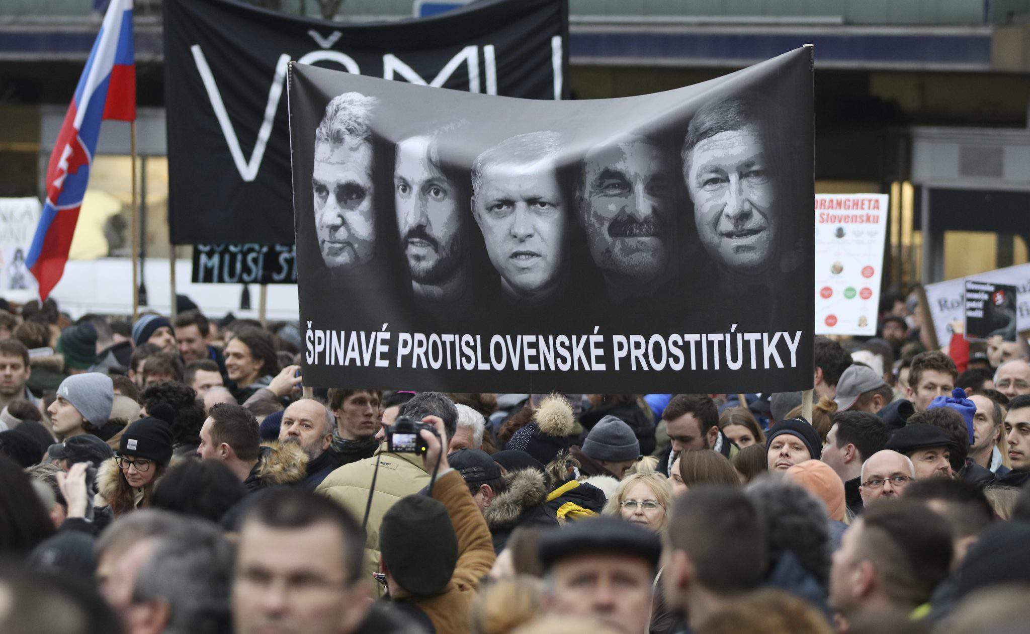 Manifestation des soros à Bratislava