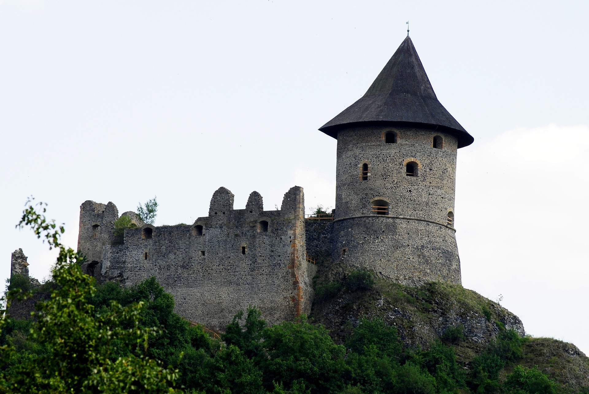 Castelul Somoskő vár județul Nógrád megye