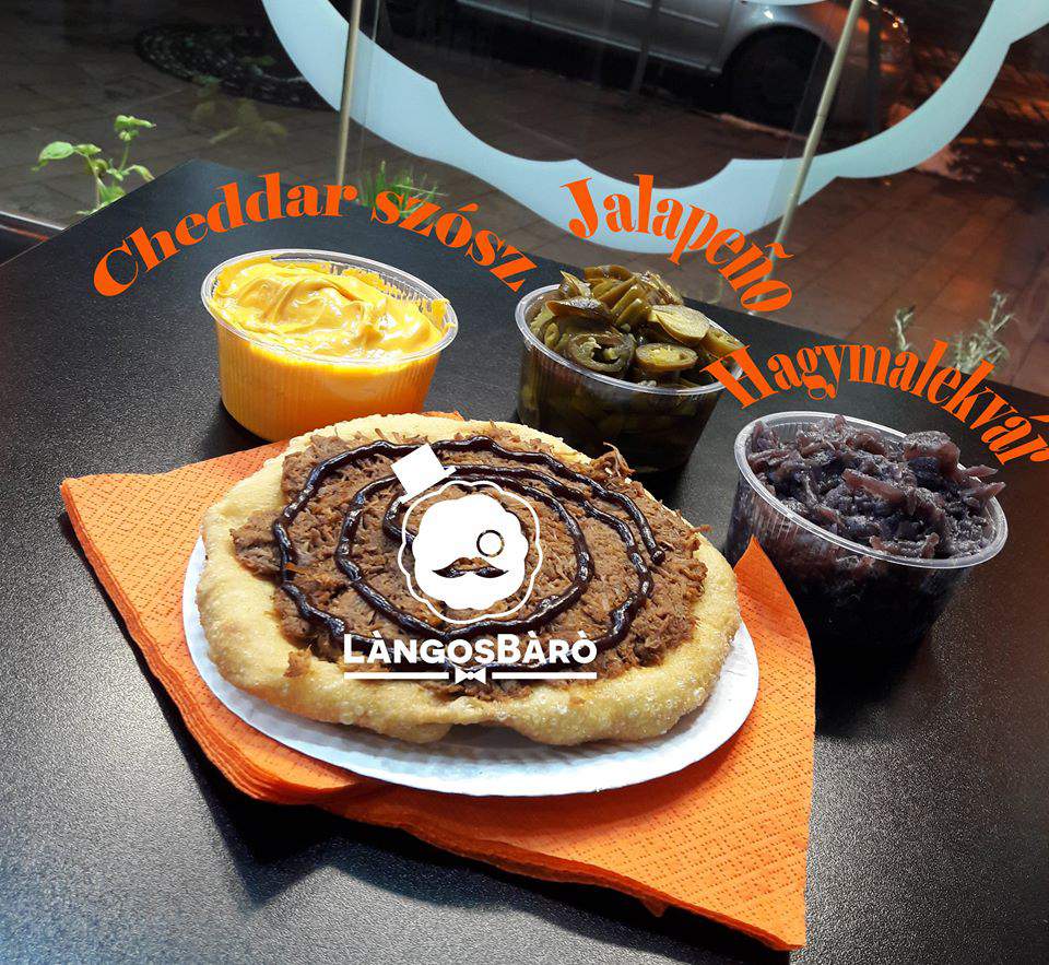 LángosBáró restaurant Budapest lángos