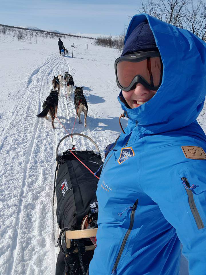 Fjällräven Polar Kitty Zaja North Pole dog sledge