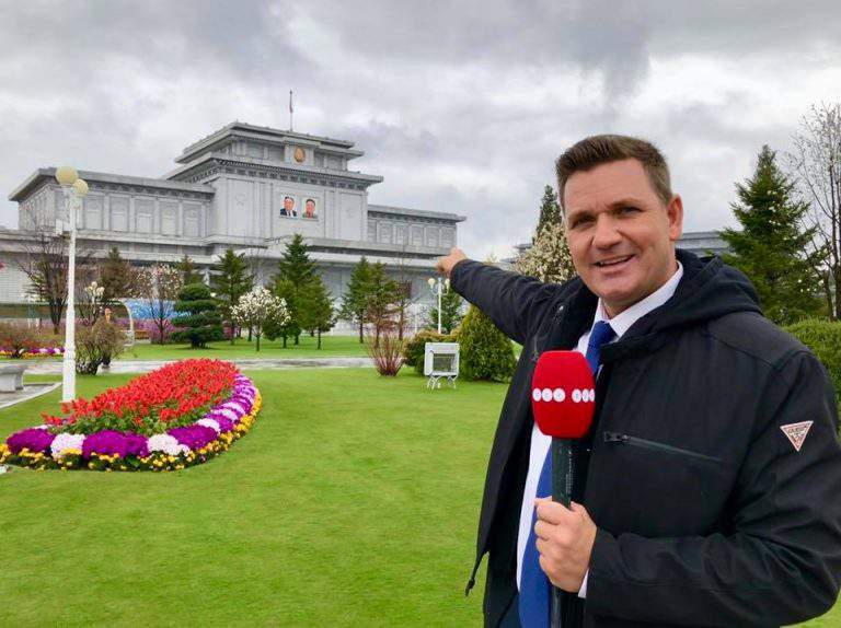 András Novák riporter ATV North Korea