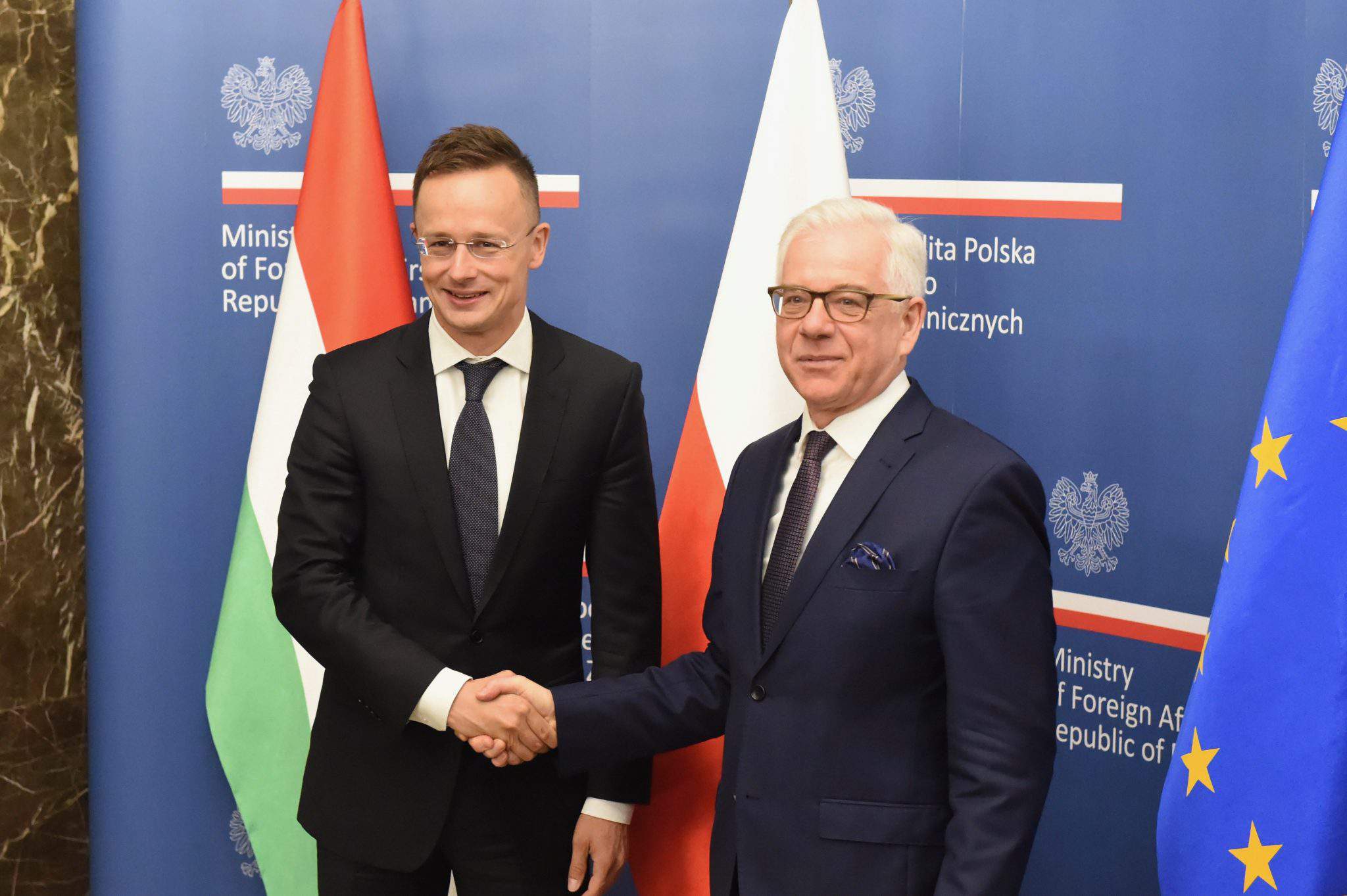 Ministro de Asuntos Exteriores de Polonia y Hungría