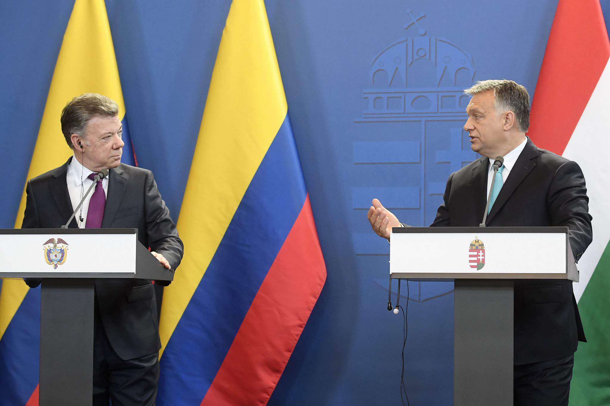 Juan Manuel Santos Colombie Hongrie
