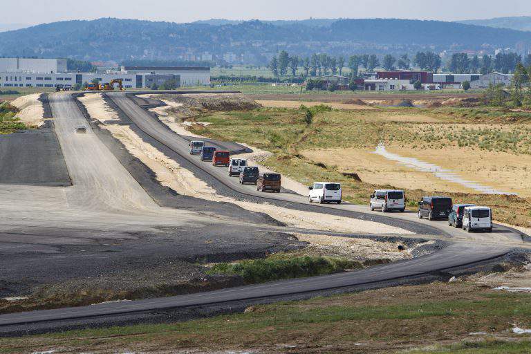 Hungary’s biggest test track soon to be finished