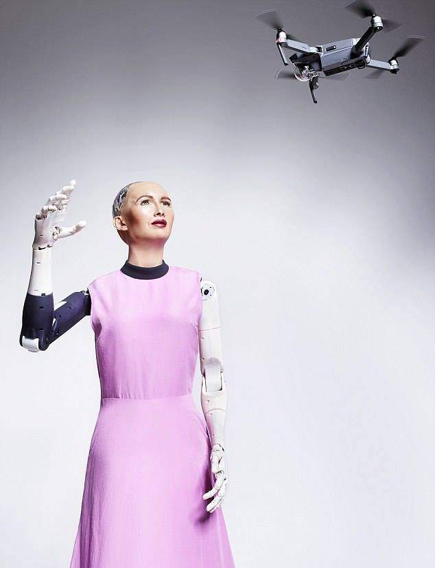 AI Sophia robot