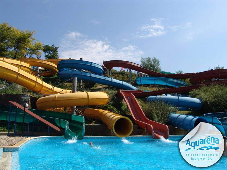 aquaparks, water slides