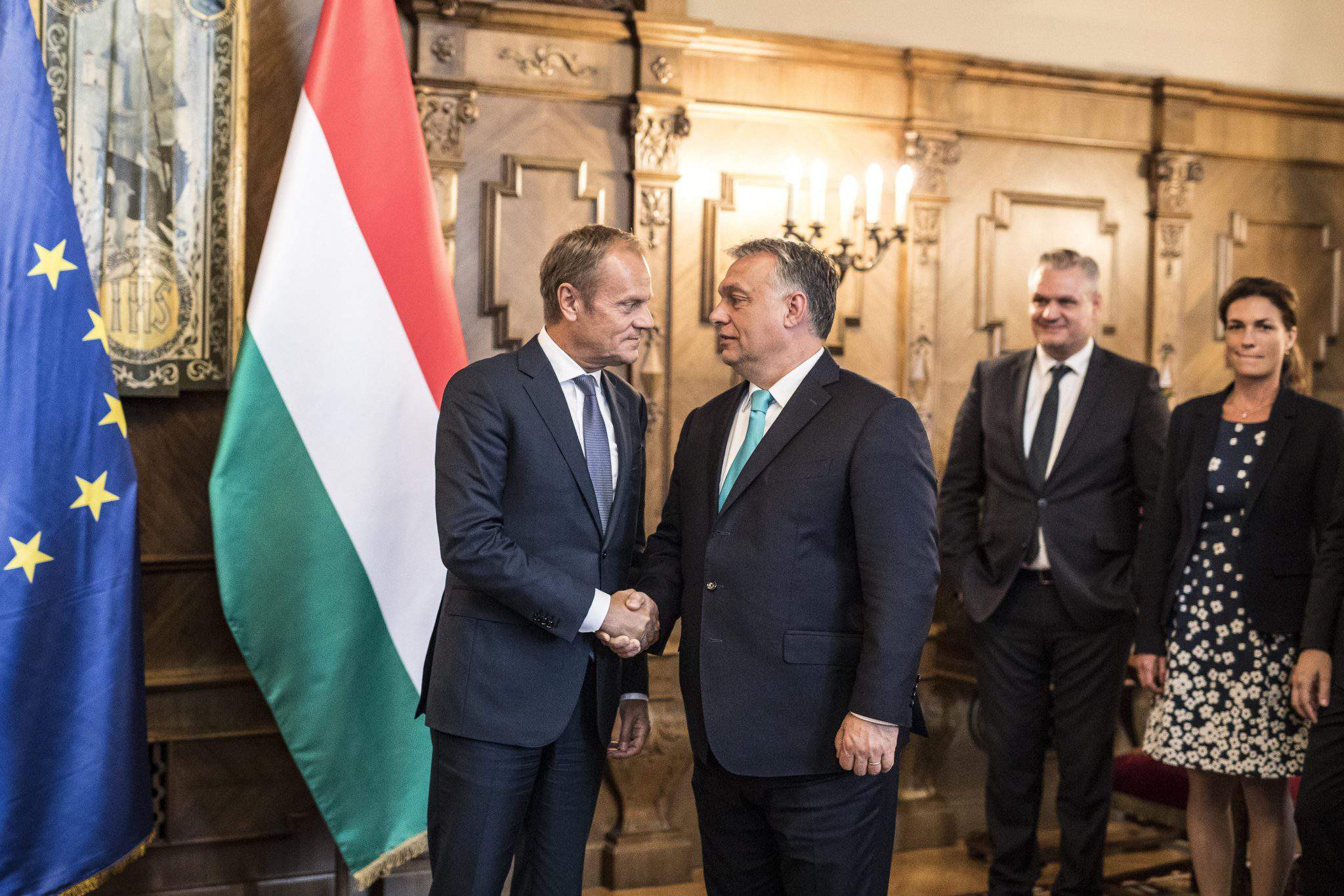 المجر الاتحاد الأوروبي Orbán Tusk