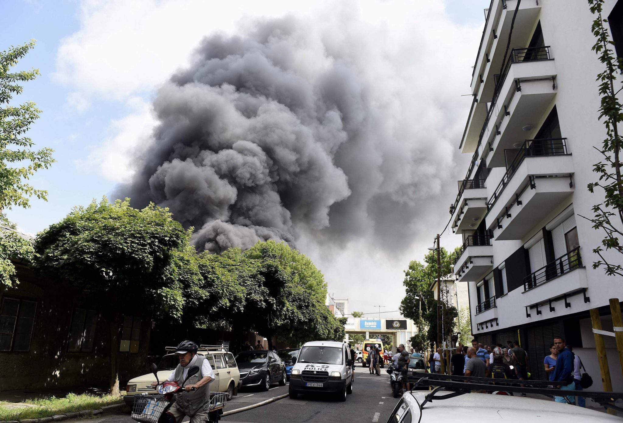 fire Budapest accident police