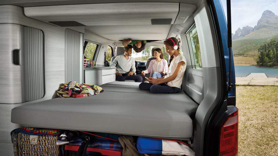 camper van, inside