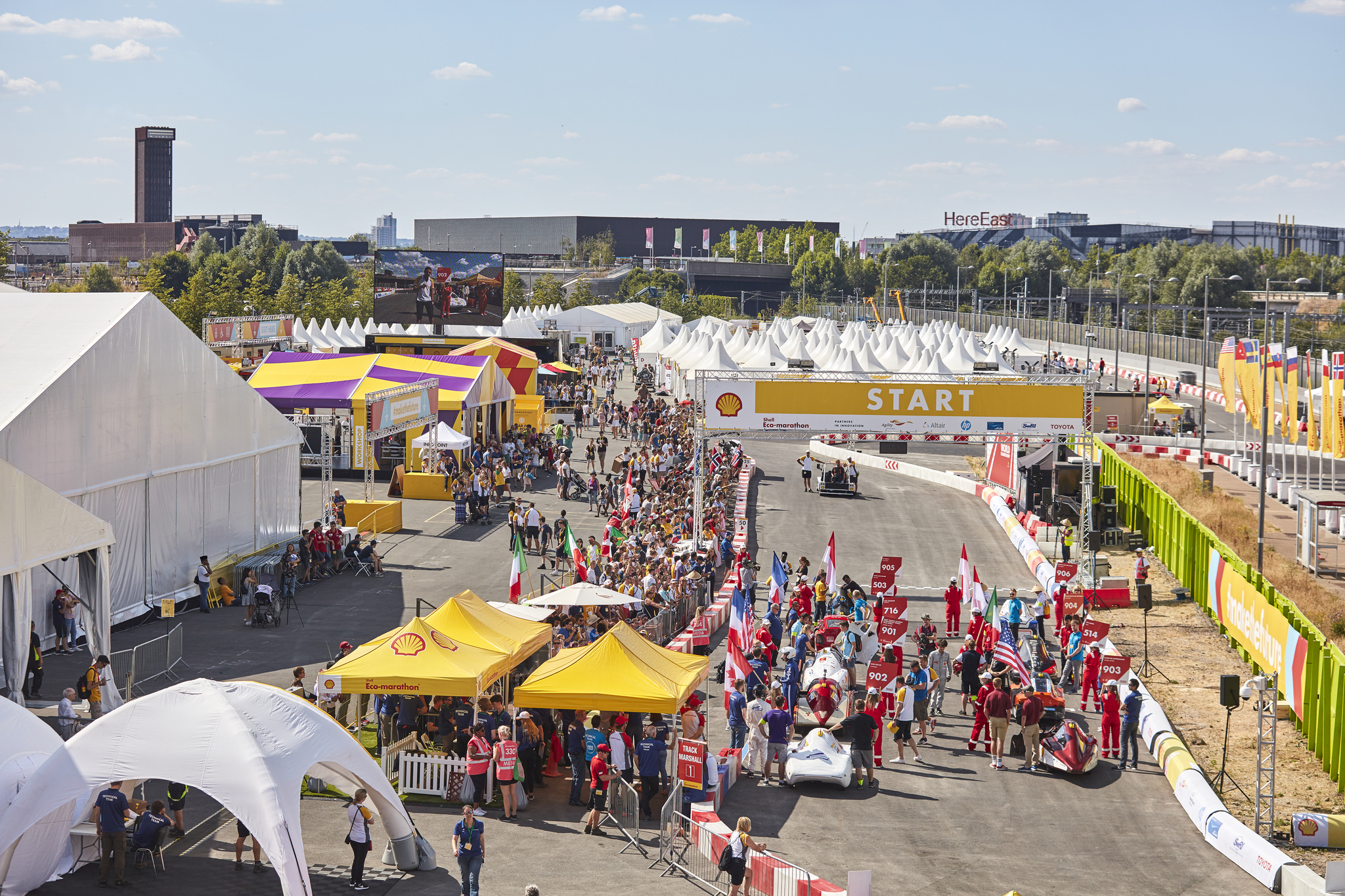 shell energy efficient vehicle race London