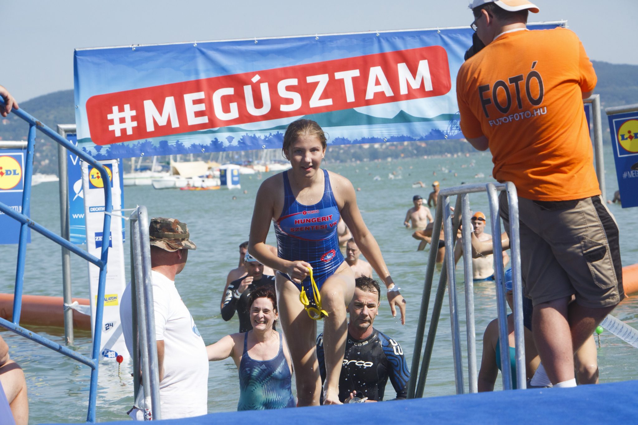 Lake Balaton swimming