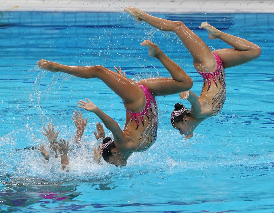 synchronised swimming