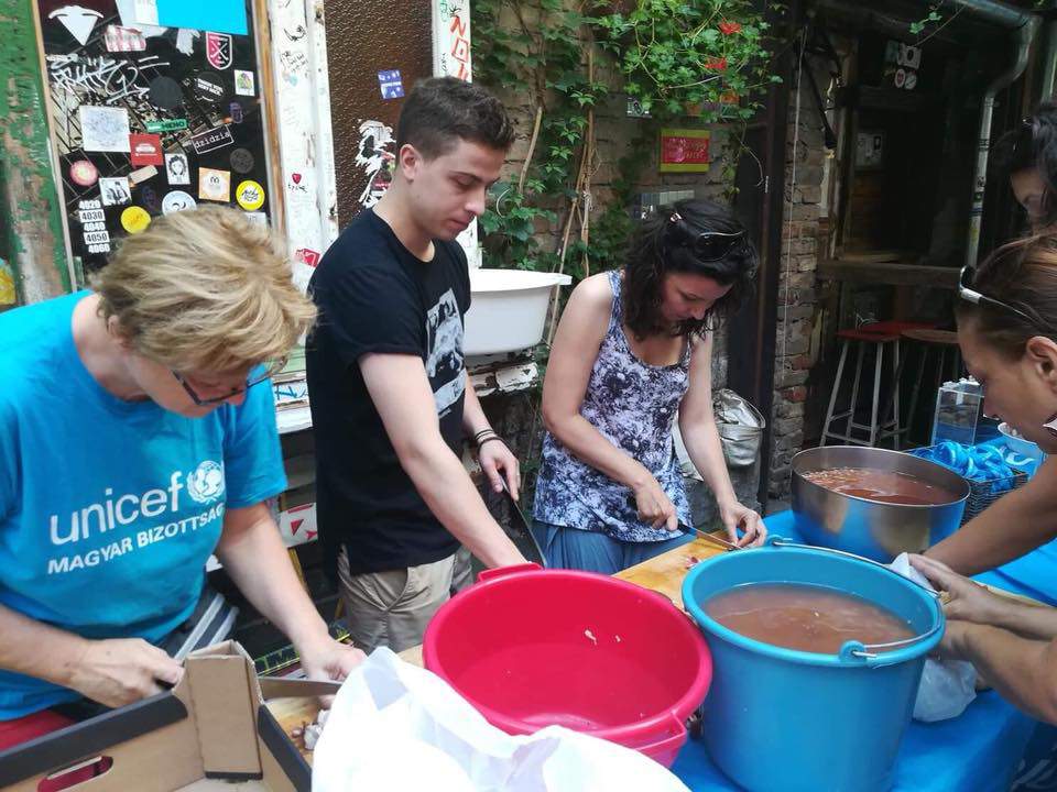 UNICEF Hungary charity cooking