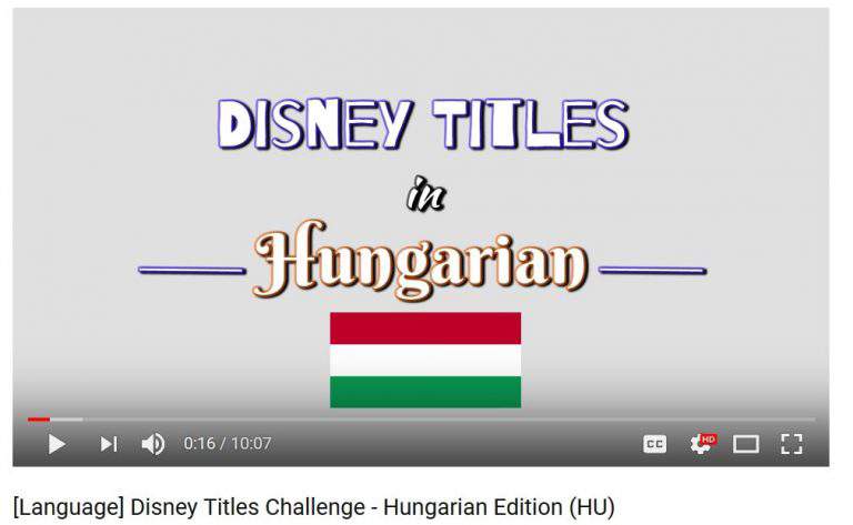 disney hungarian movie title