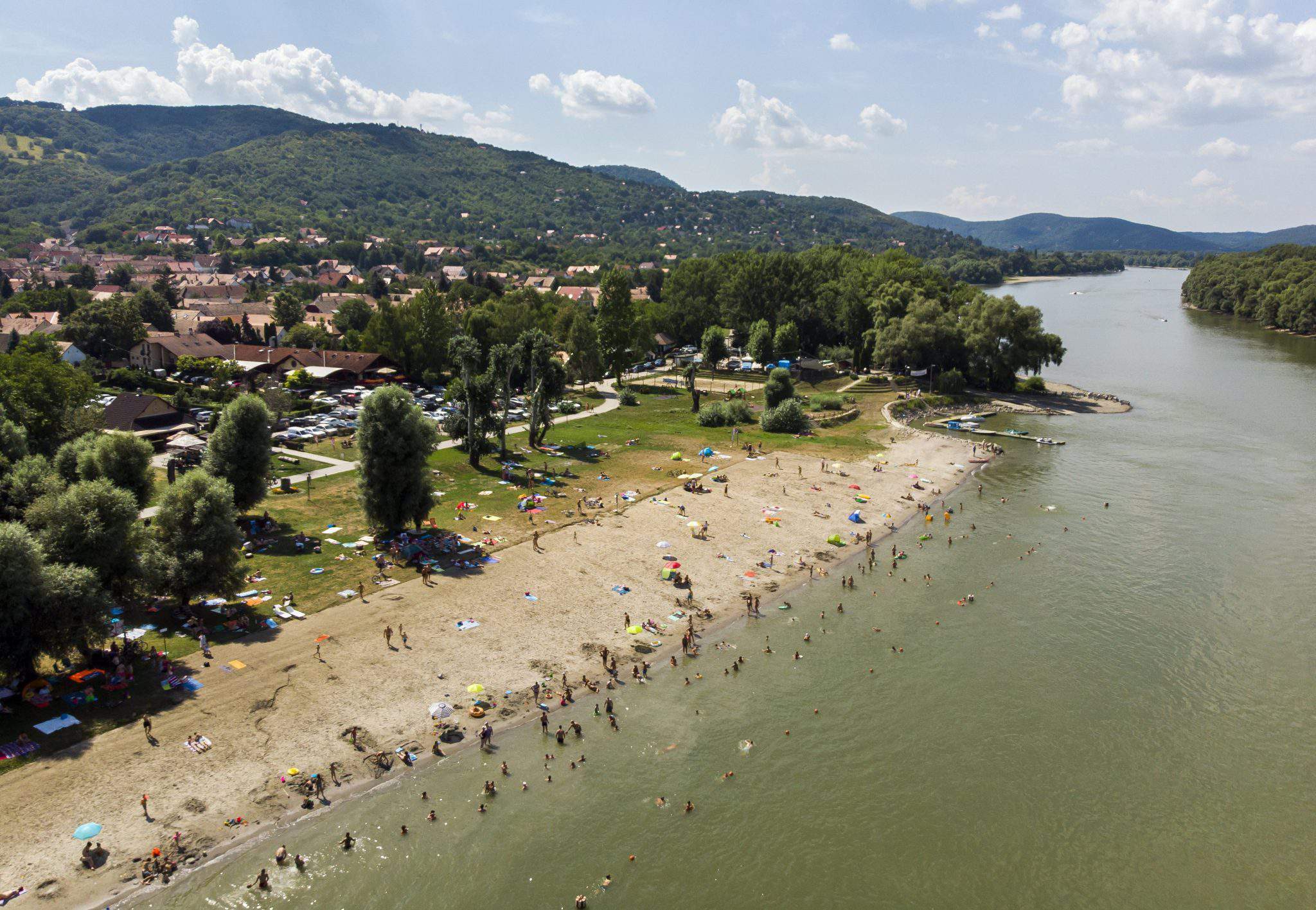 Danube summer river