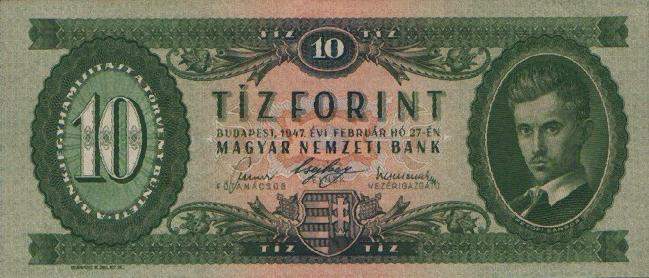 forint, old banknote