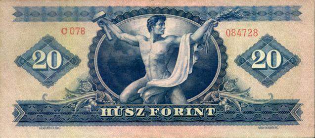 forint, old banknote