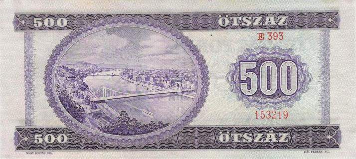 forint, old banknote