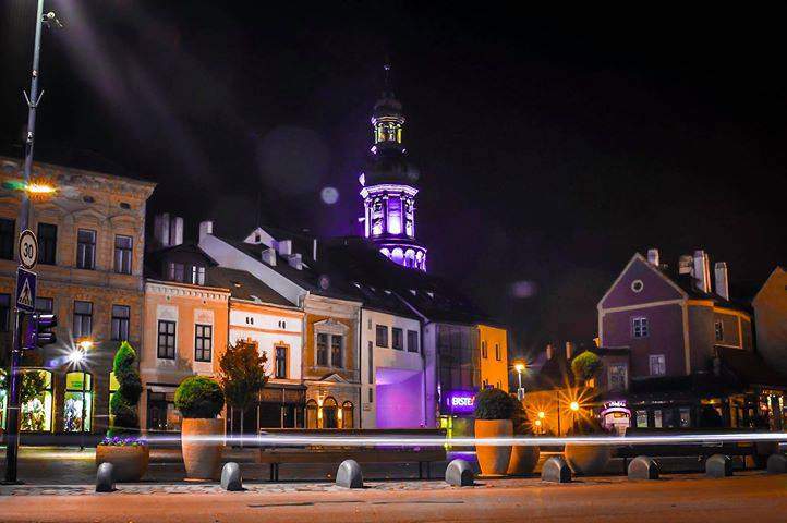 Sopron Tűztorony Éjszaka Night