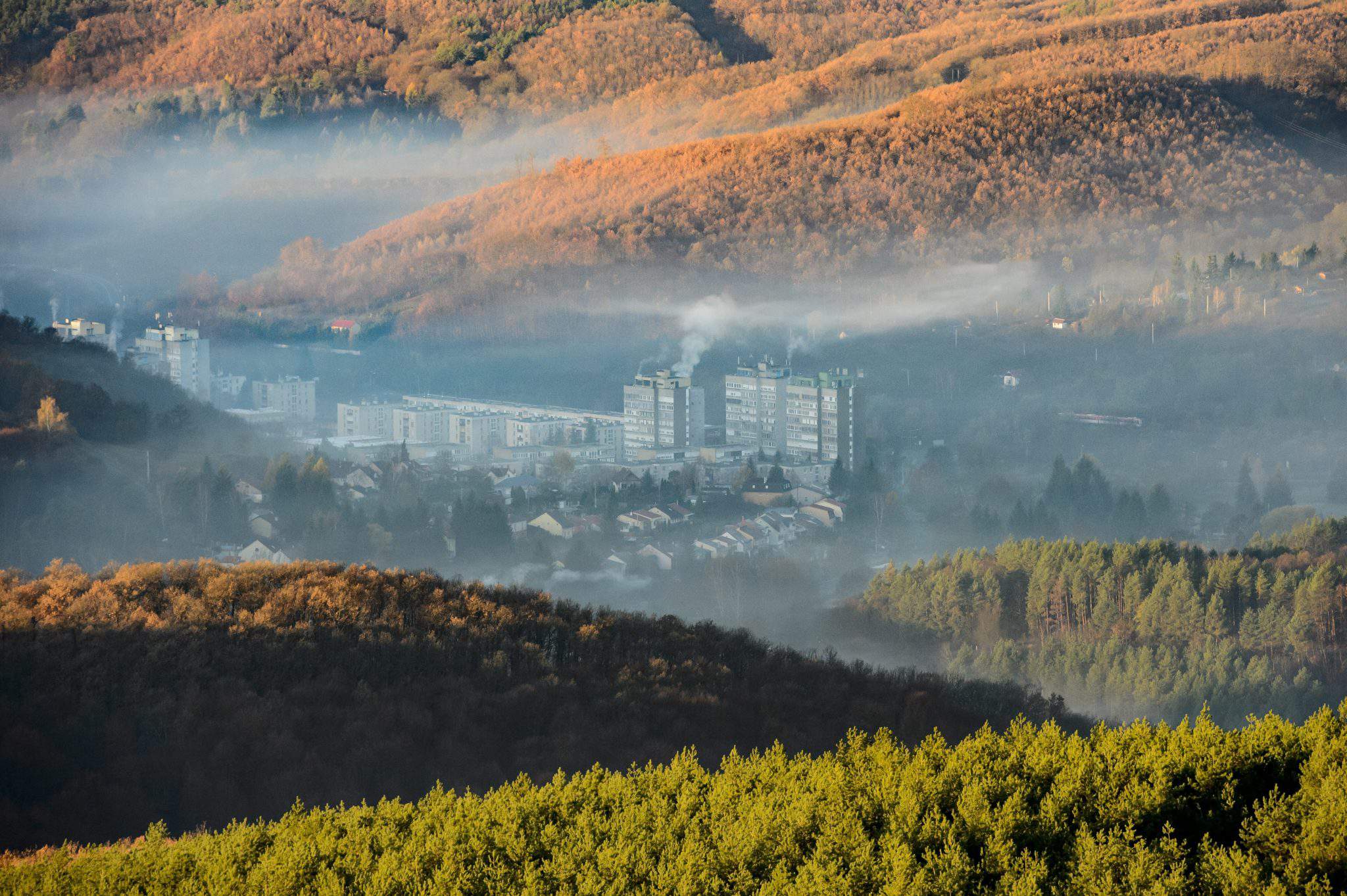 smog Hungary Salgótarján