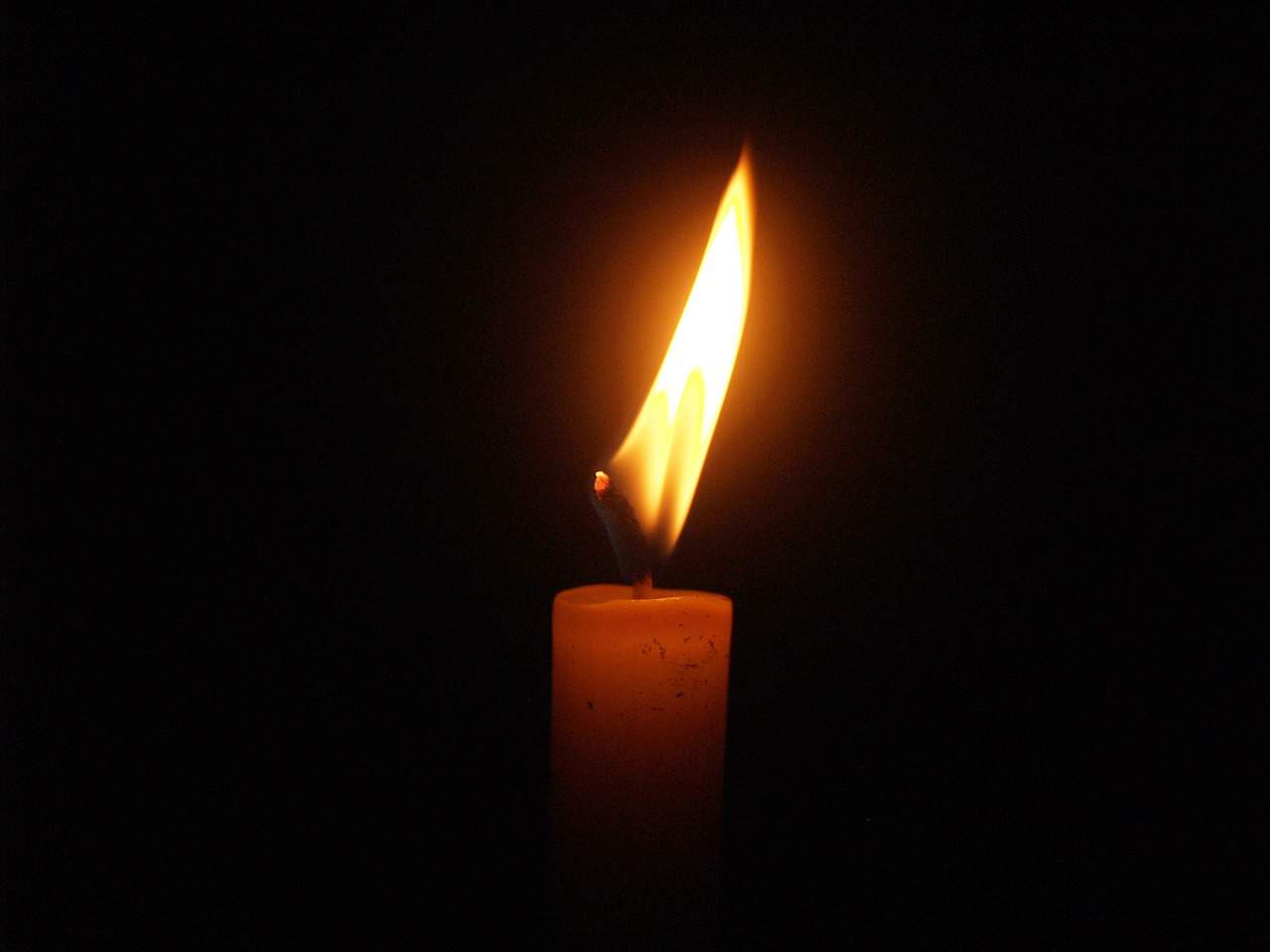 mourning, black, candle