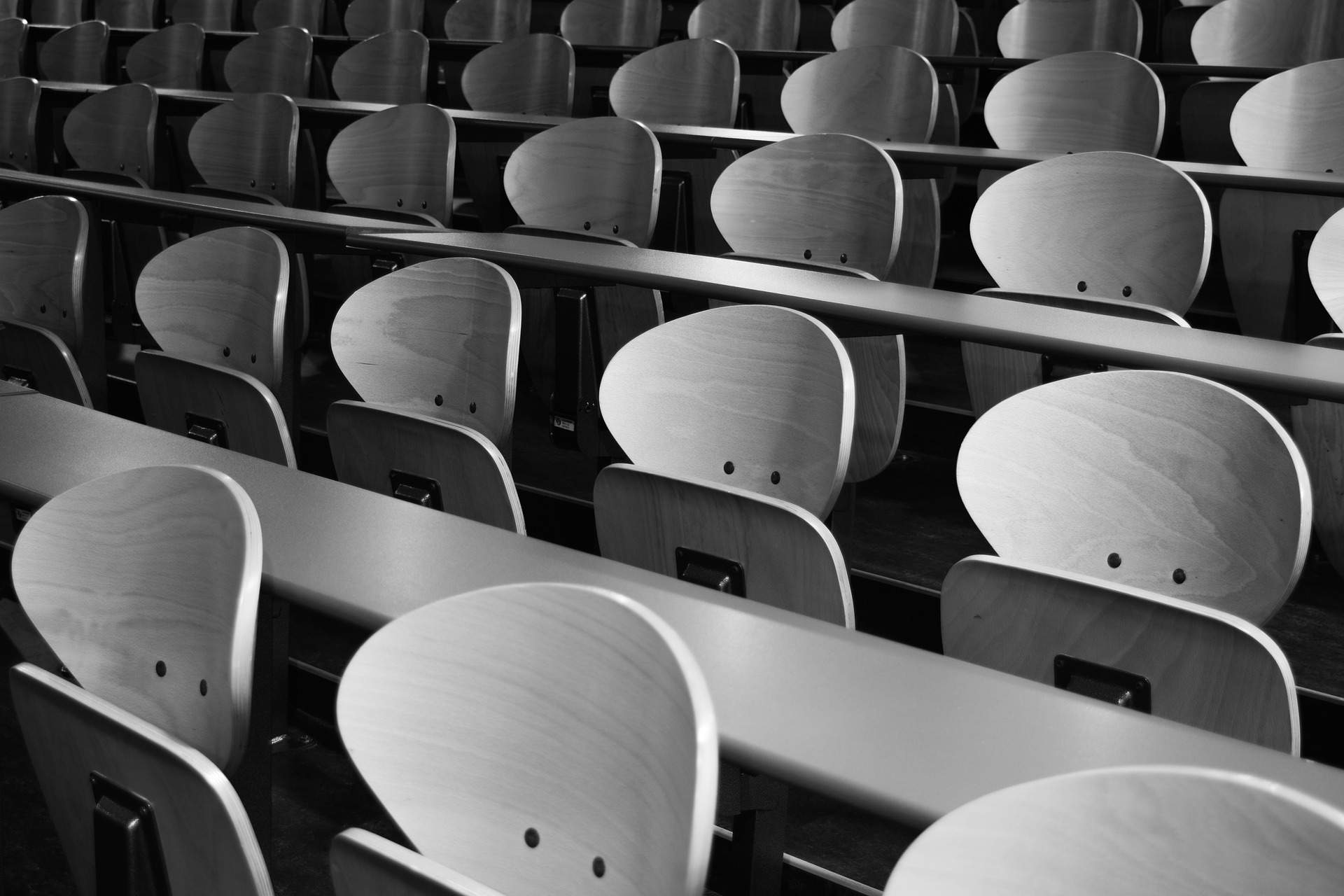 university, students, chairs, empty