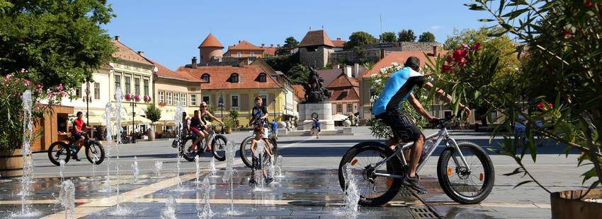 eger, castle, square