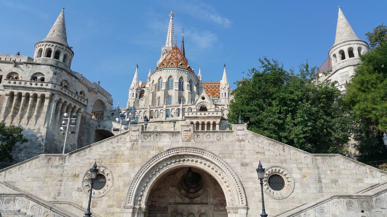 bastion, castle hill, budapest