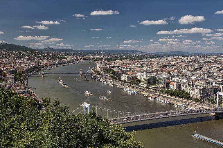 Budapest, Danube, view